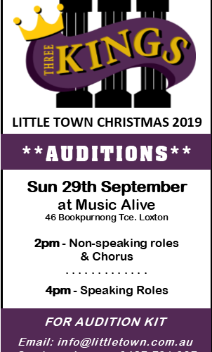 Available Roles for Three Kings 2019