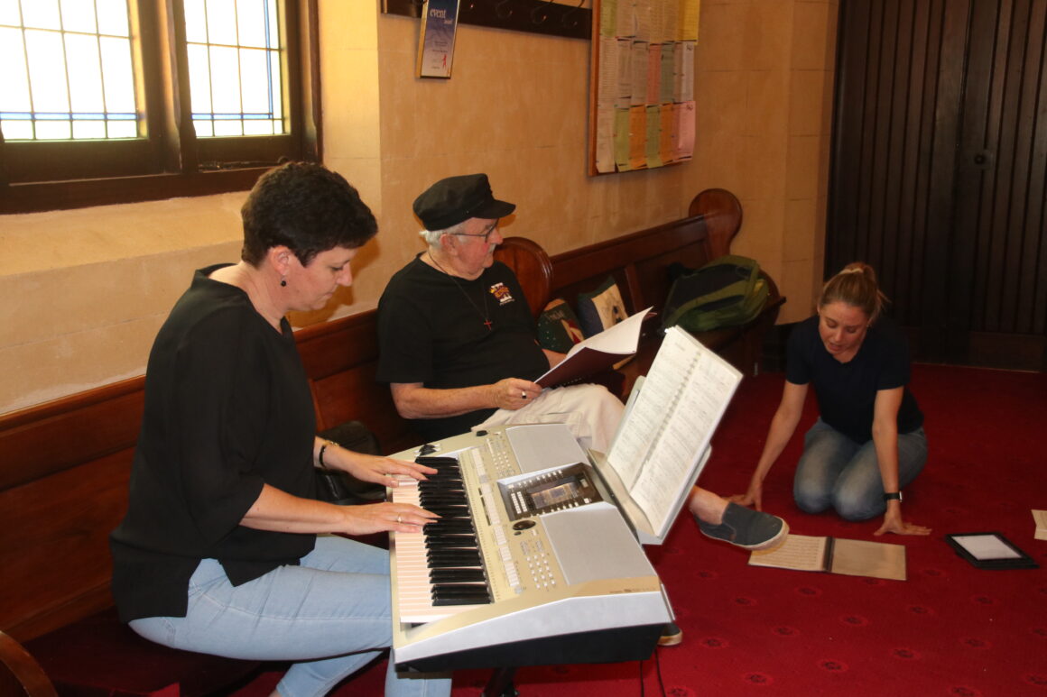 Rehearsals Are Well Under Way Rehearsals Are Well Under Way